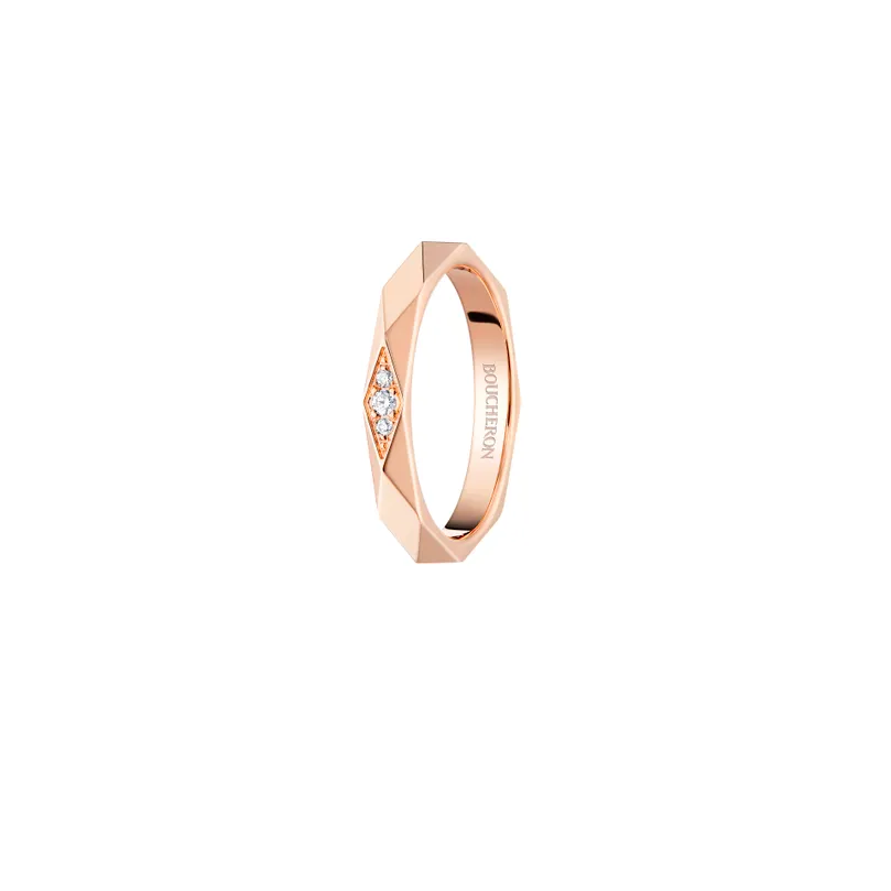 Second product packshot​ Обручальное кольцо Facette из розового золота