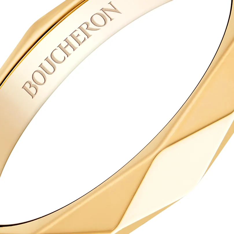 Bracelet Jonc BOUCHERON Facet in white gold