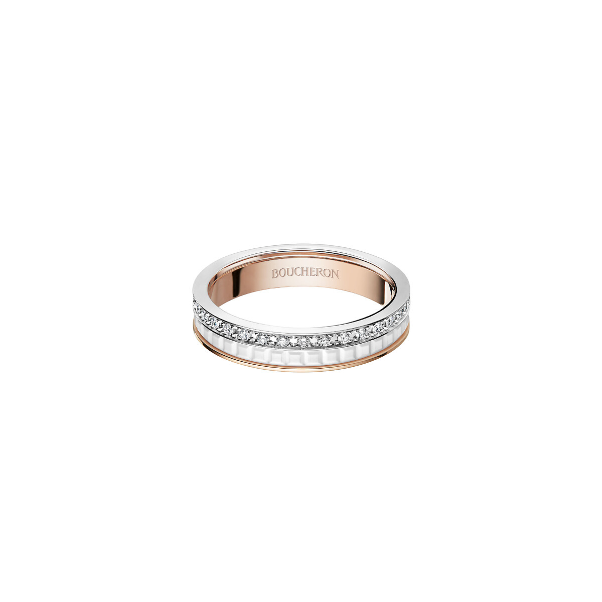 Обручальное кольцо Quatre White Edition  
