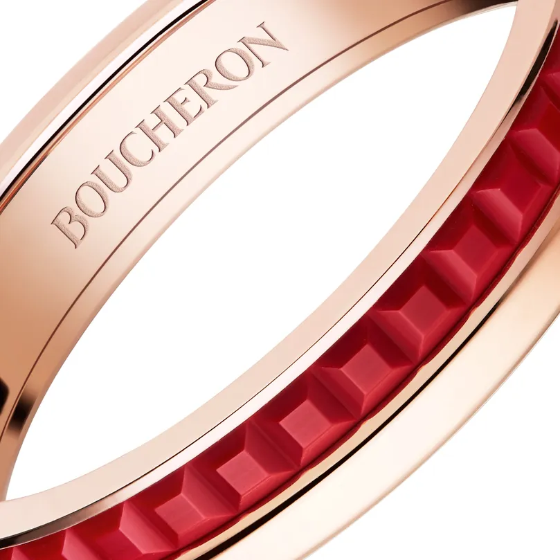 Worn look Quatre Red Edition Ring