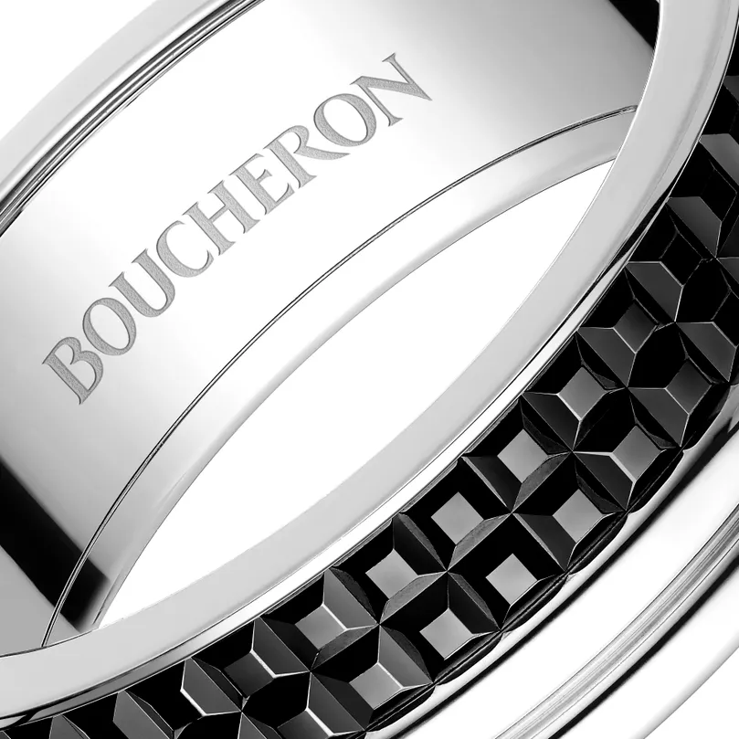 Worn look Обручальное кольцо Quatre Black Edition, большая модель