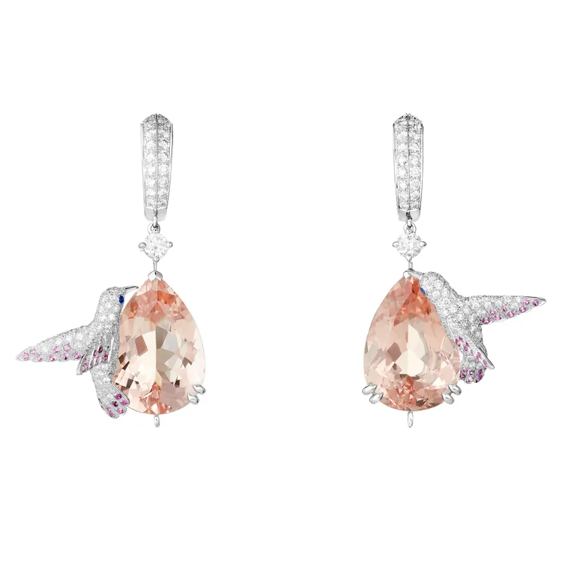 Second product packshot​ Hopi, the Hummingbird Pendant Earrings 
