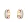 Quatre White Edition Hoop Earrings