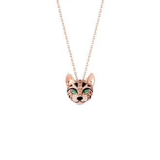 First product packshot Pendentif Fuzzy, le Chat Léopard