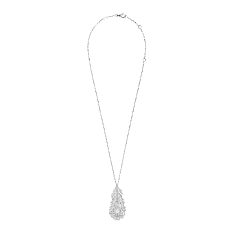 Plume de Paon necklace, medium model