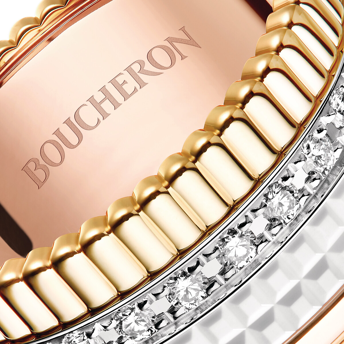 Quatre white edition large ring diamonds | Jewelry | Boucheron US