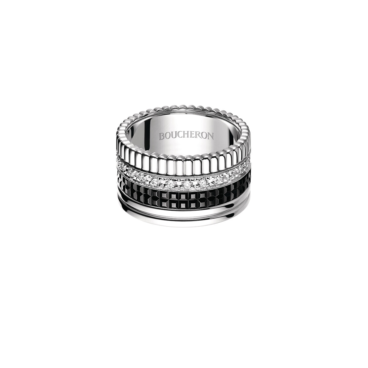 指輪 カジュアルリング ステンレス 幅8mm ブラック×レインボー 通販