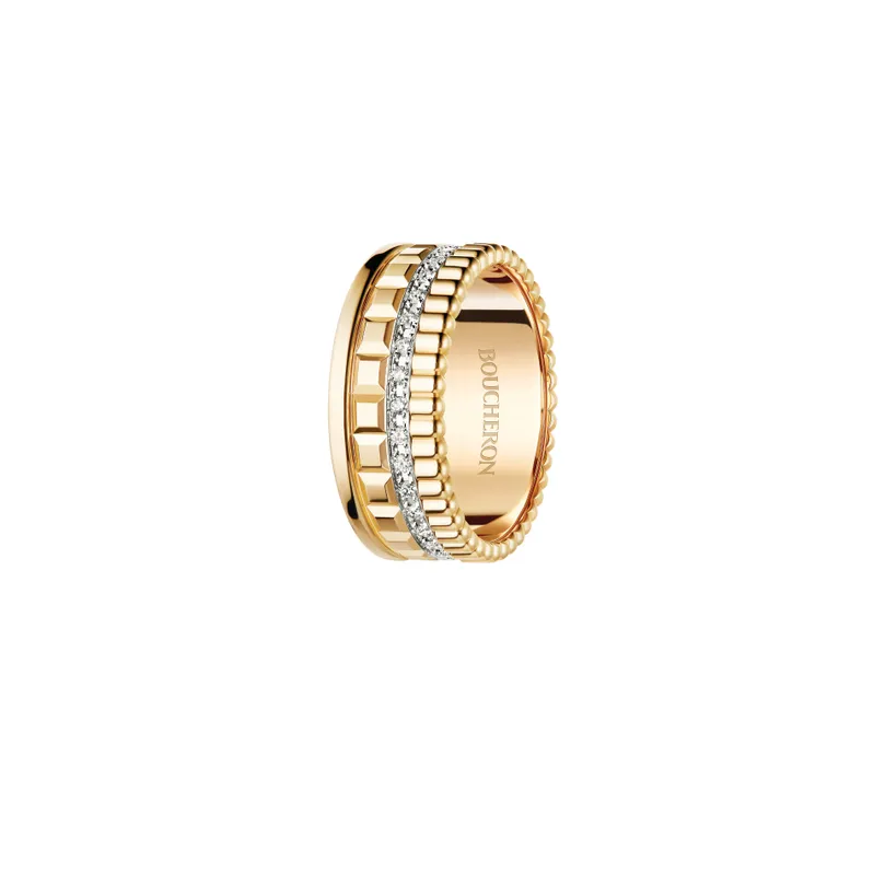 Quatre Radiant Edition | Yellow Gold Diamond Ring, Small Model ...