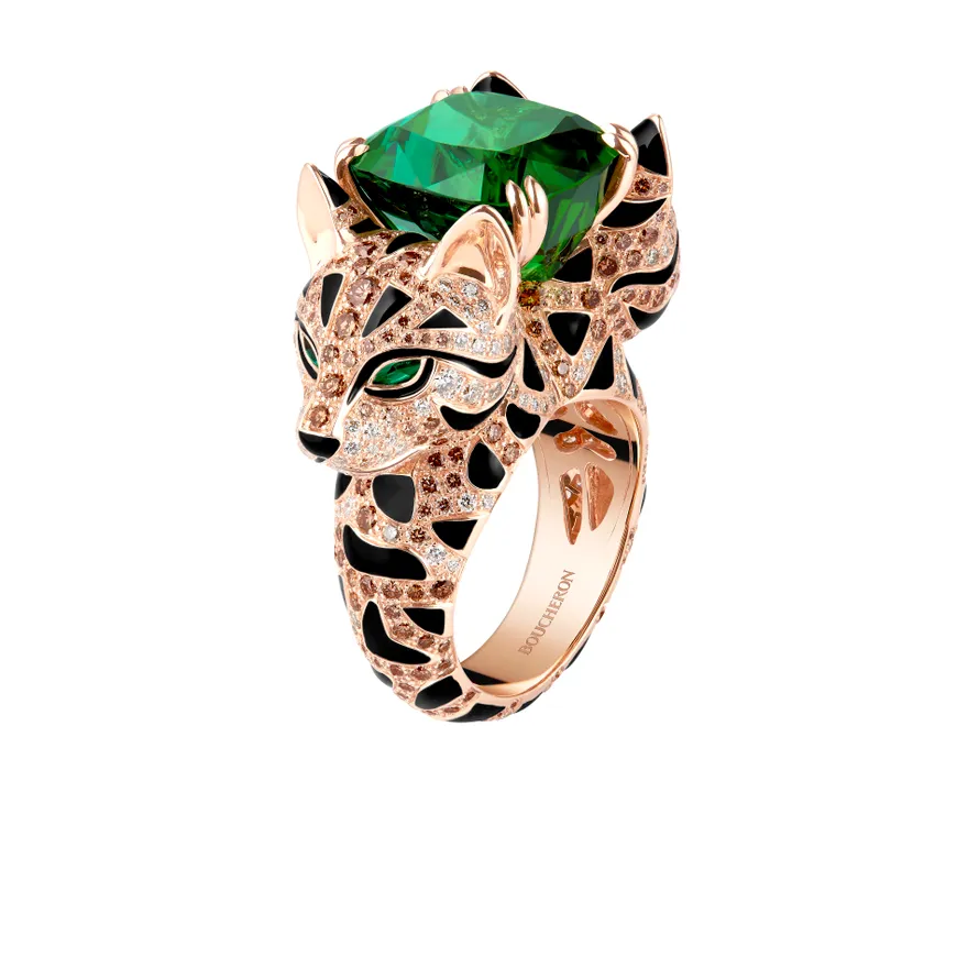 First product packshot Fuzzy, the Leopard Cat Ring
