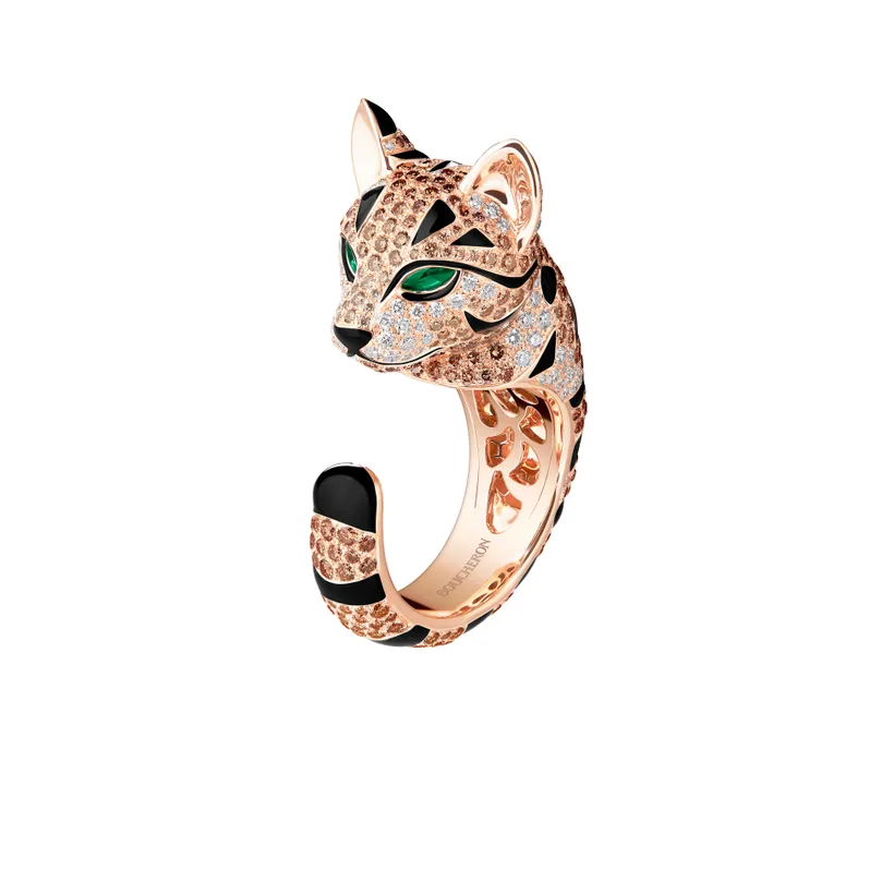 First product packshot Fuzzy, the Leopard Cat Ring
