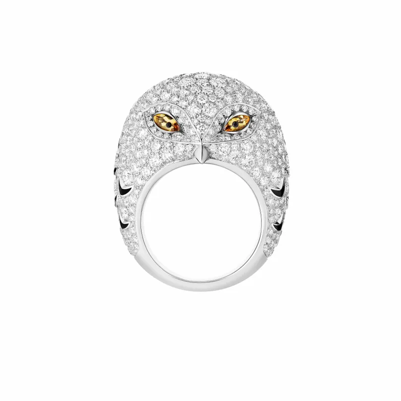 Second product packshot​ Oulu, the Owl Ring