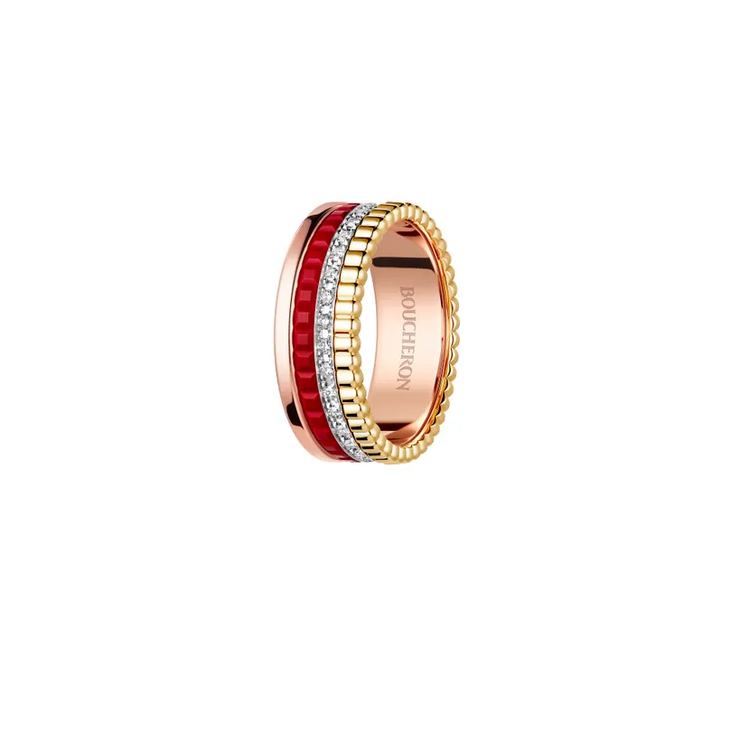 Second product packshot​ Quatre Red Edition Small Ring