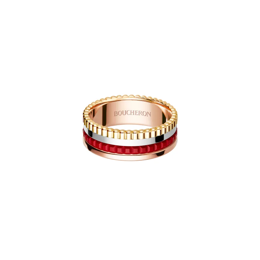 First product packshot Quatre Red Edition Small Ring